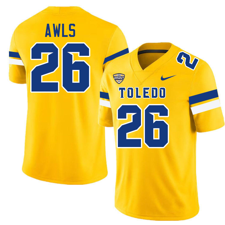 Braden Awls Toledo Jersey,Toledo Rockets #26 Braden Awls Jersey Youth College-Gold Braden Awls Toledo Jersey,Toledo Rockets #26 Braden Awls Jersey Youth College-Gold